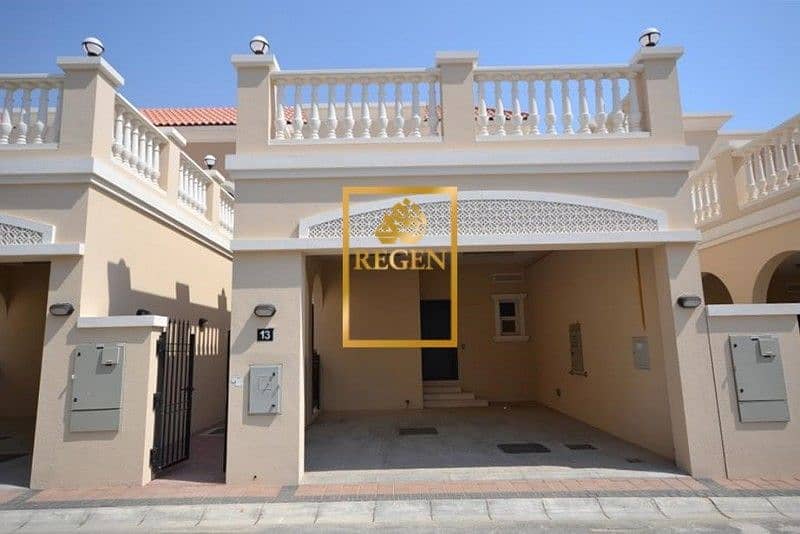 Vacant and Park Facing  - Two Bedroom Hall Plus Family Room Nakheel Townhouse For Sale in District 12 JVC