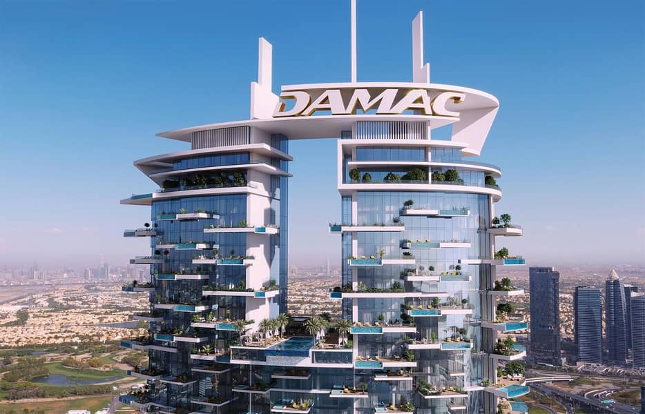 位于迪拜码头，卡瓦利大厦 3 卧室的顶楼公寓 12870000 AED - 5792713