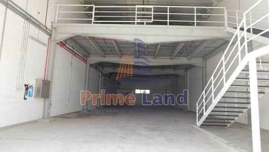 Warehouse for Rent in Mussafah, Abu Dhabi - 550sqm Warehouse Incuding Approved Mezzanine