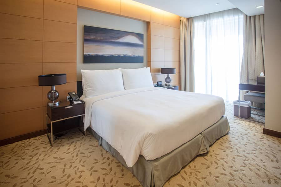 位于迪拜市中心，谦恭公寓喷泉景观综合体 1 卧室的公寓 14000 AED - 6814029