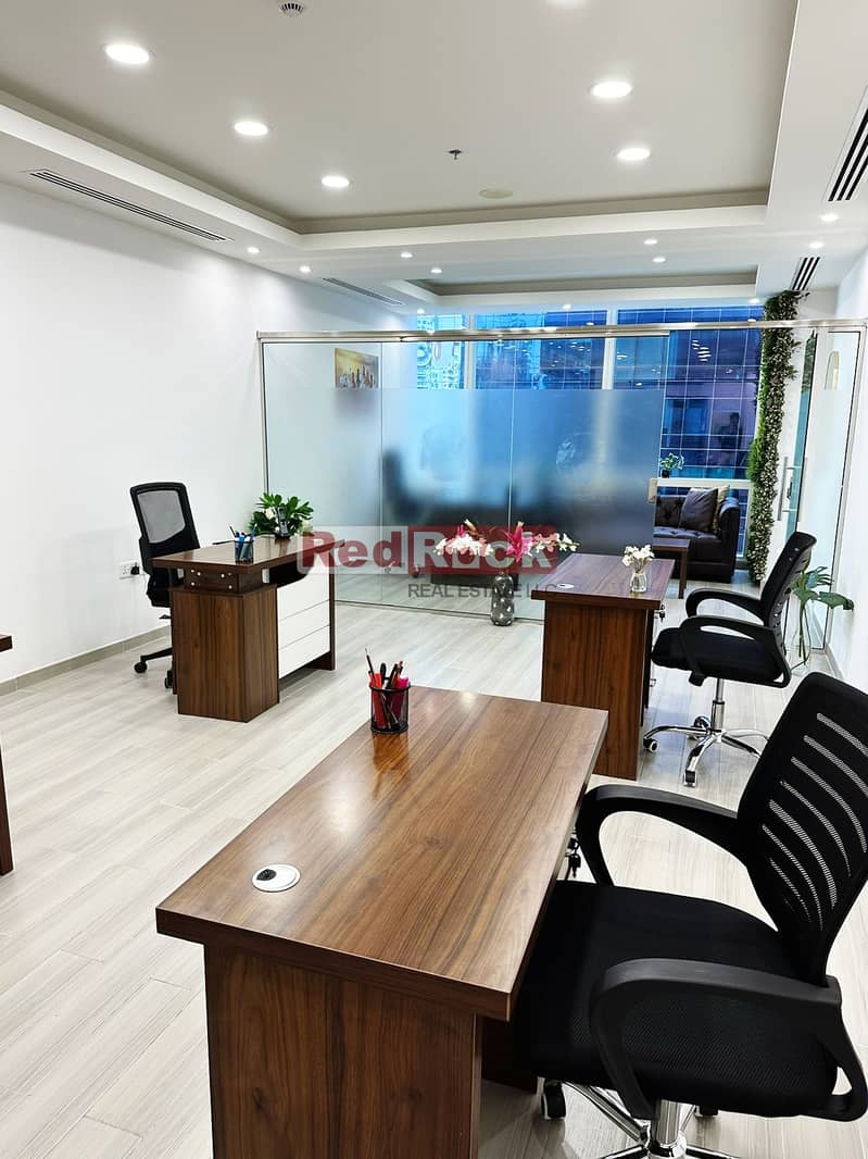 Plug and Play Fully Furnished 440 Sqft Office in Business Bay