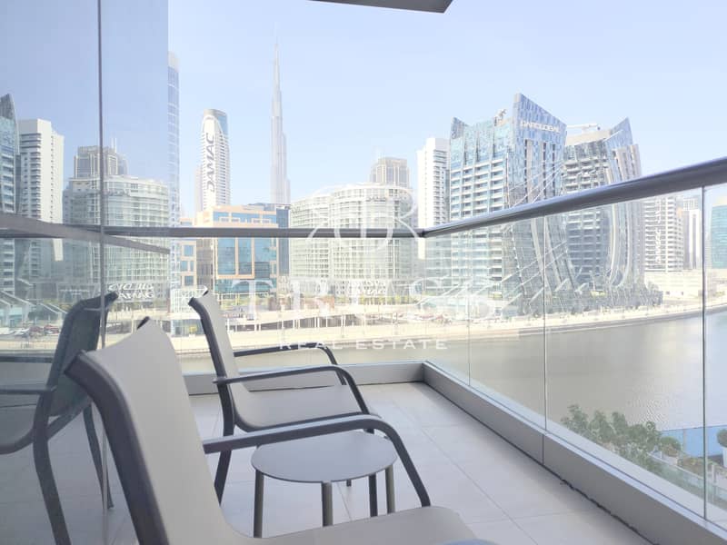 Full Burj Khalifa and Canal View | Serviced Hotel Apartments