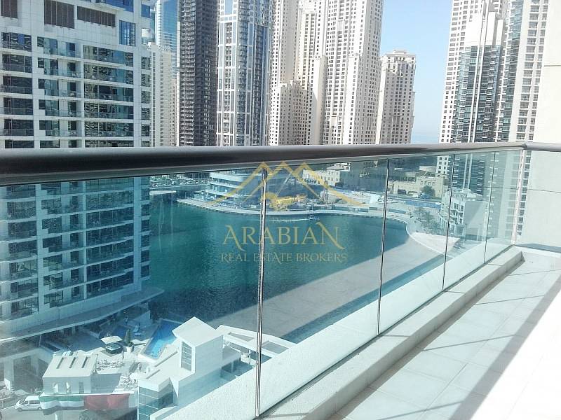 Close to Metro 2 Beds Full Marina View in Mid Floor