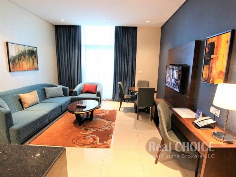 Accessible Location | Housekeeping Services | Spacious 1 BR Hotel Apartment