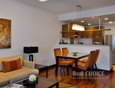 1 Bedroom Hotel Apartment for Rent in Al Sufouh, Dubai - No Bills | Prime Location | Serviced | Bright