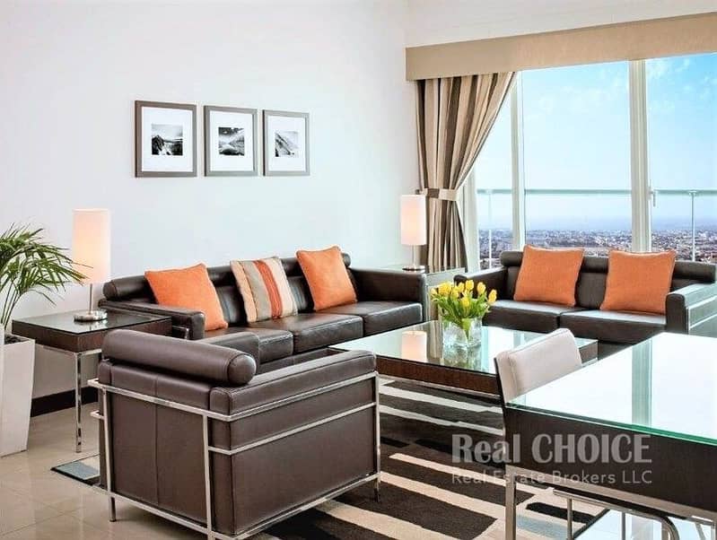 Fully Furnished 1BR Hotel Apartment | Amazing View