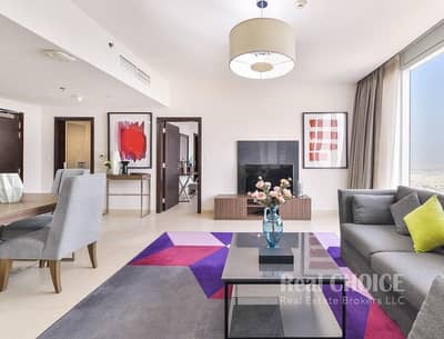 شقة فندقية 1 غرفة نوم للايجار في شارع الشيخ زايد، دبي - شقة فندقية في برج نسيمة،شارع الشيخ زايد 1 غرفة 160000 درهم - 6484378