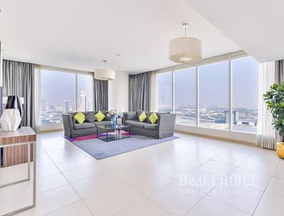 شقة فندقية 1 غرفة نوم للايجار في شارع الشيخ زايد، دبي - شقة فندقية في برج نسيمة،شارع الشيخ زايد 1 غرفة 170000 درهم - 6723578