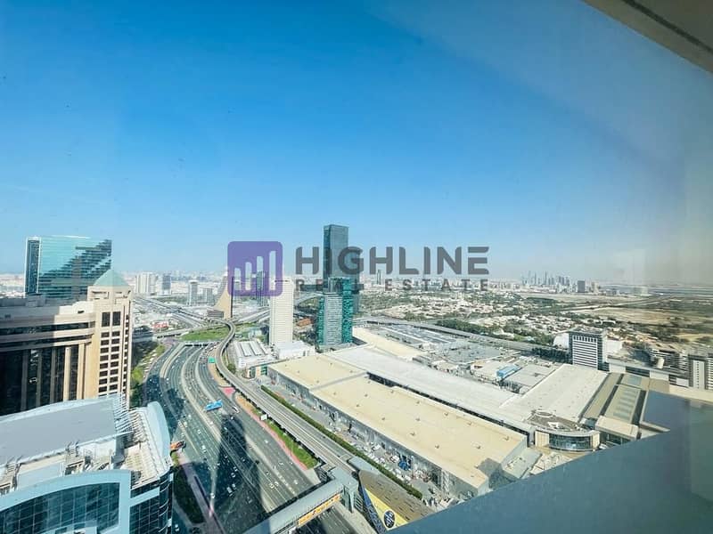 Spacious 2 BR Apartment | High Floor | Nice City View | Chiller Free