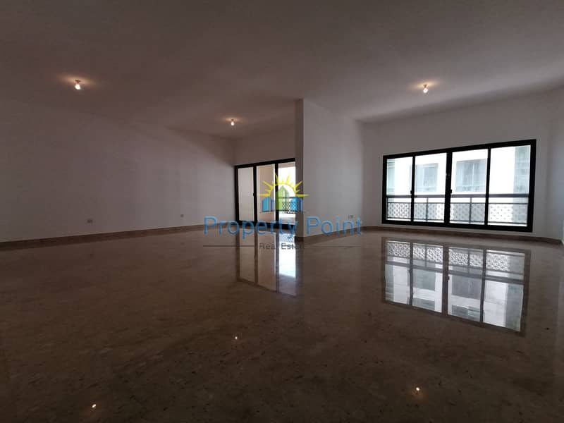 No Commission | Ideal Family Location | Huge 4-bedroom Unit | Maids Rm | Corniche Area