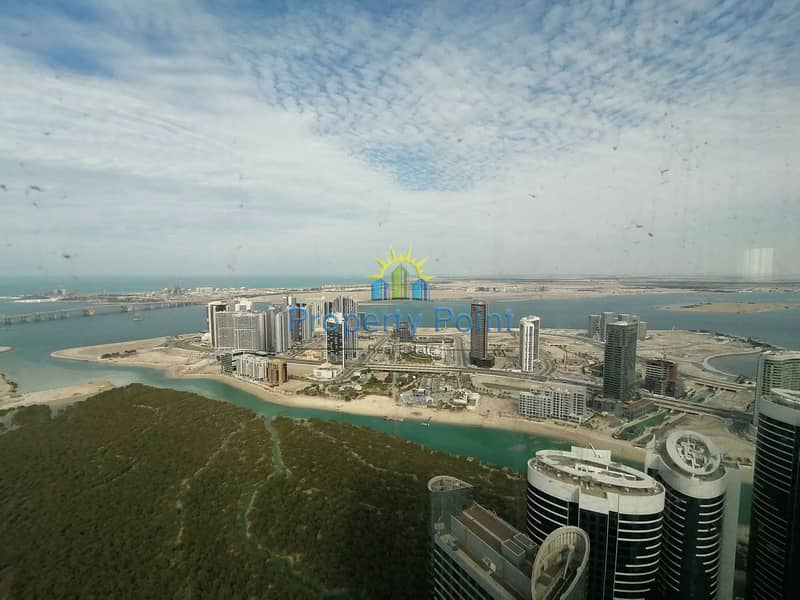 Free Zone Abu Dhabi Global Market (ADGM) | 21,528 SQFT Full Office Floor for RENT | Panoramic Sea View
