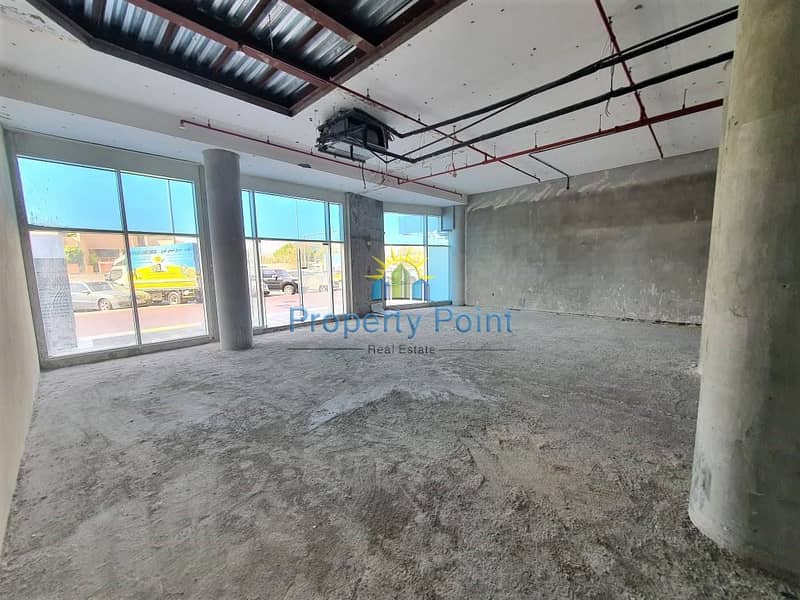 218 SQM Shop/Showroom for RENT | Spacious Layout | Shell & Core | Great Location in Al Mina
