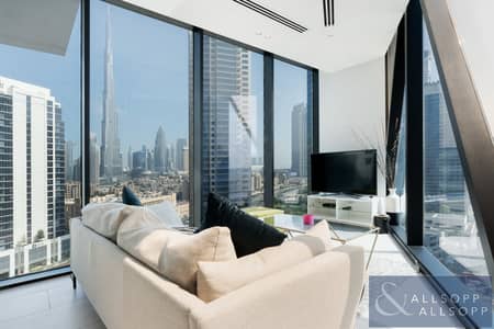 2 Bedroom Flat for Rent in Business Bay, Dubai - Living Area