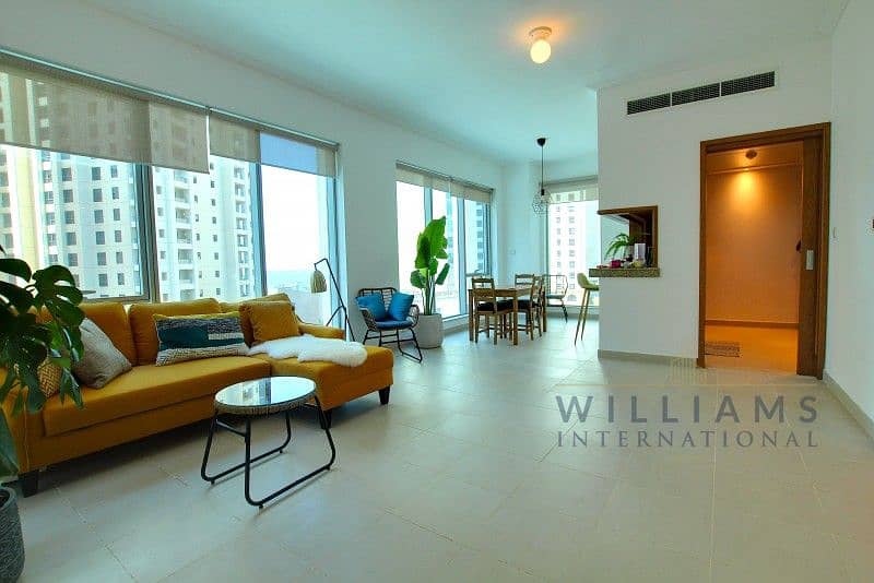 位于迪拜码头，滨海长廊公寓，谢玛拉大厦 1 卧室的公寓 1750000 AED - 6432296