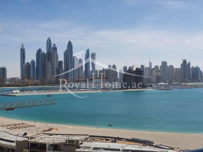 Full sea view studio for sale on Seven Palm Jumeirah with direct beach access