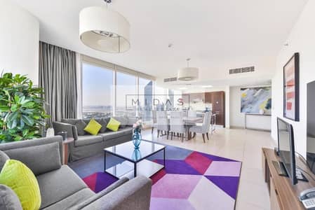 2 Bedroom Hotel Apartment for Rent in DIFC, Dubai - Deluxe I Spacious I Close to Metro I Sea View