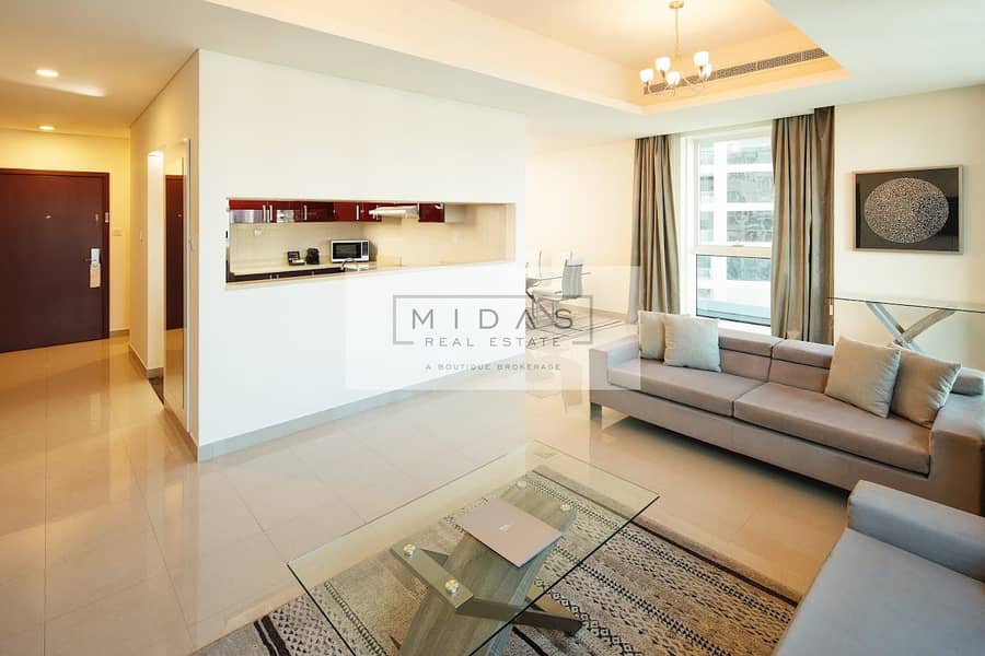 位于迪拜码头，巴塞洛公寓 2 卧室的酒店式公寓 228000 AED - 7496693