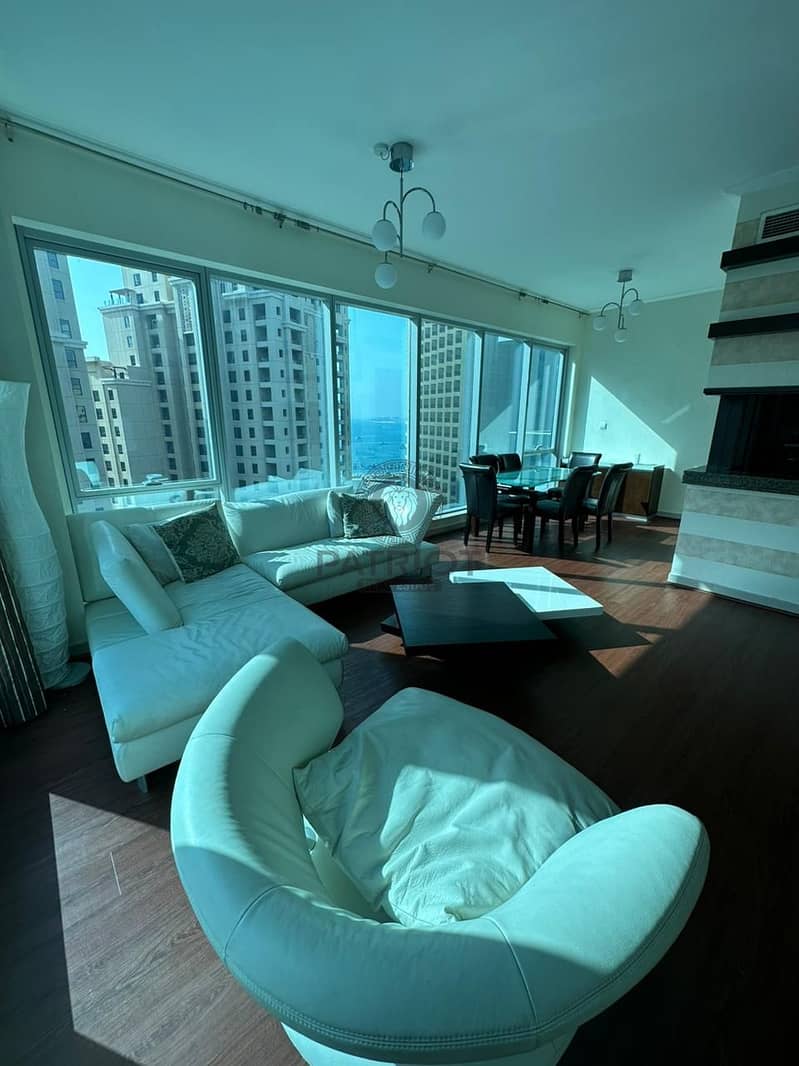 位于迪拜码头，滨海长廊公寓，谢玛拉大厦 1 卧室的公寓 160000 AED - 7524308