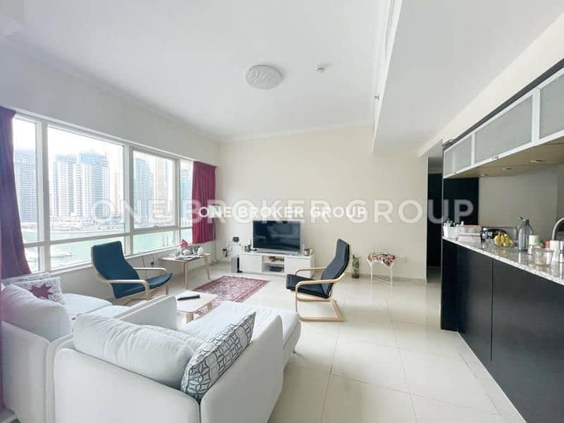 Exclusive Listing | 2BR + Study | Full Marina View