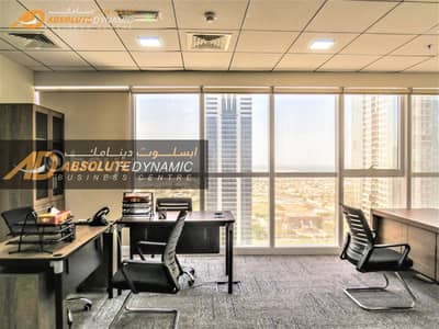 Office for Rent in Business Bay, Dubai - Furnished Office Near Metro in Business Bay - No Commission  -  All Utilities included - Ejari
