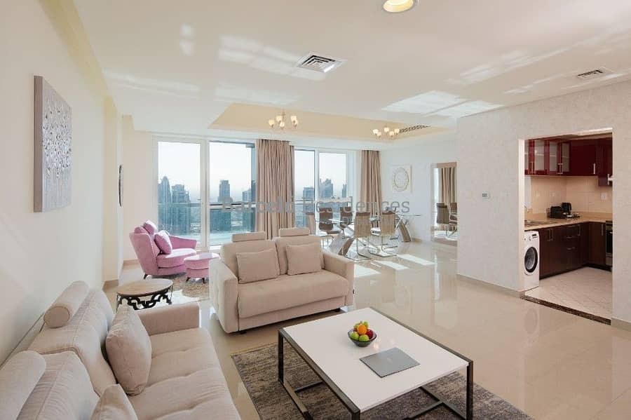 位于迪拜码头，巴塞洛公寓 1 卧室的公寓 12000 AED - 5852499