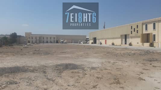 Industrial Land for Rent in Jebel Ali, Dubai - Open Land: 40,000 sq ft land for rent in Jebel Ali Industrial 1