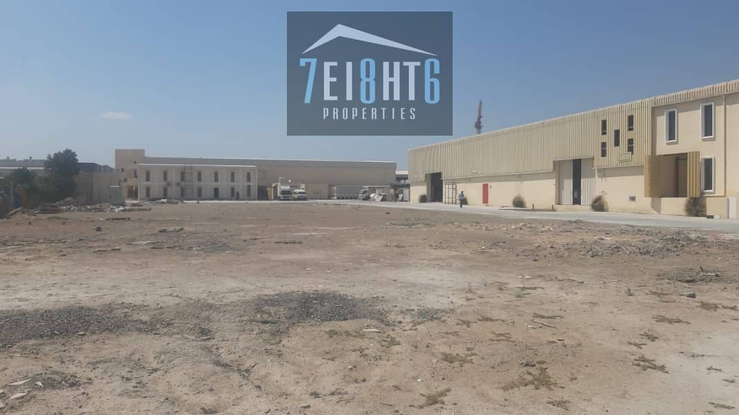 Open Land: 40,000 sq ft land for rent in Jebel Ali Industrial 1