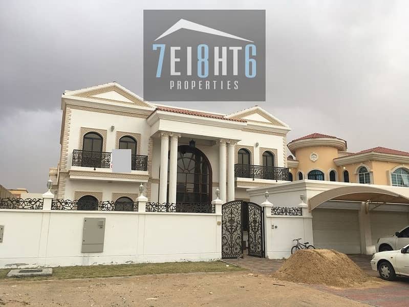 5 bedroom sophisticated villa with excellent finishing + servant quarters + drivers room + landscaped garden