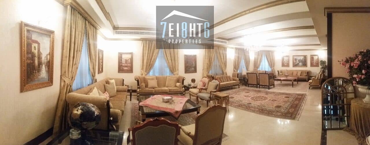Outstanding property: 6 b/r good quality indep villa + maids room + private s/pool + large garden  for sale in Barsha 2