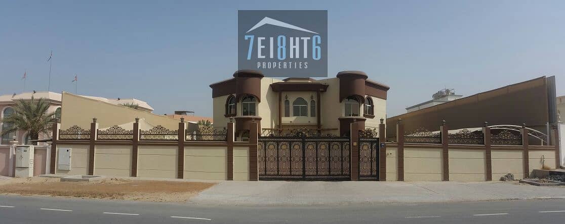 Stunning villa: 5 b/r indep high quality luxury villa + servant quarters + drivers room + s/pool for rent in  Mizhar 1