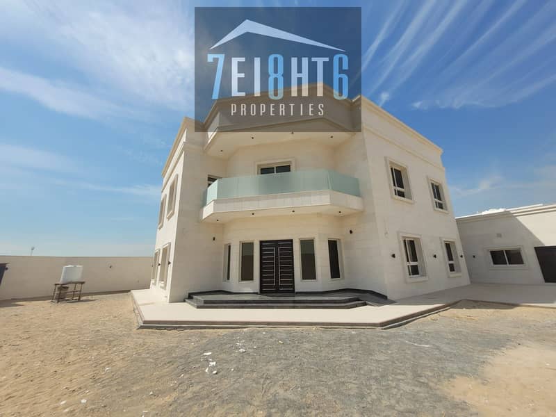 Beautifully presented: 6 b/r independent villa + servant quarters + driver room + garden for rent in Wadi Shabak Beautifully presented: 6 b/r independent villa + servant quarters + driver room + garden for rent in Wadi Shabak