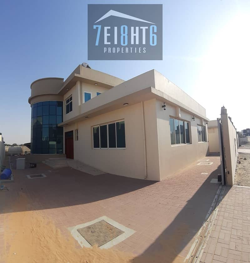 Amazing value: 6 b/r good quality independent villa + garden for rent in Khawaneej 2