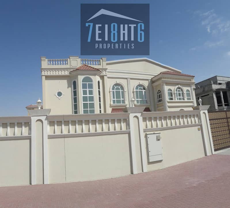 Exceptional luxury: 7 b/r highest quality spacious villa + servant quarters + drivers room for rent in Barsha  South 1