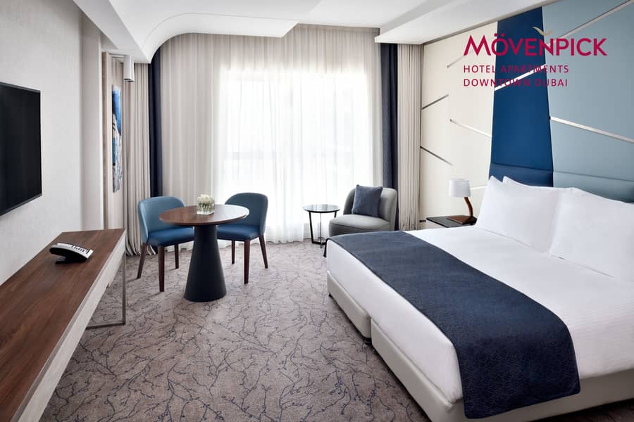شقة فندقية في فندق وشقق موڤنبيك داون تاون دبي،وسط مدينة دبي 25000 درهم - 4160361
