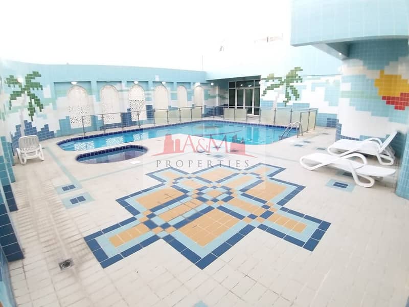 HOT DEAL. : Two Bedroom Apartment with Facilities  in Electra street for AED 60,000 Only. !!