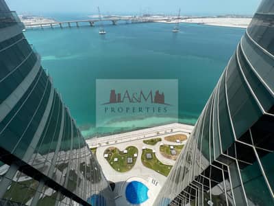 2 Bedroom Flat for Rent in Al Reem Island, Abu Dhabi - SEA VIEW | CHILLER FREE | FULLY FITTED KITCHEN | Two Bedroom Apartment with all Facilities for AED 75,000 Only. !!