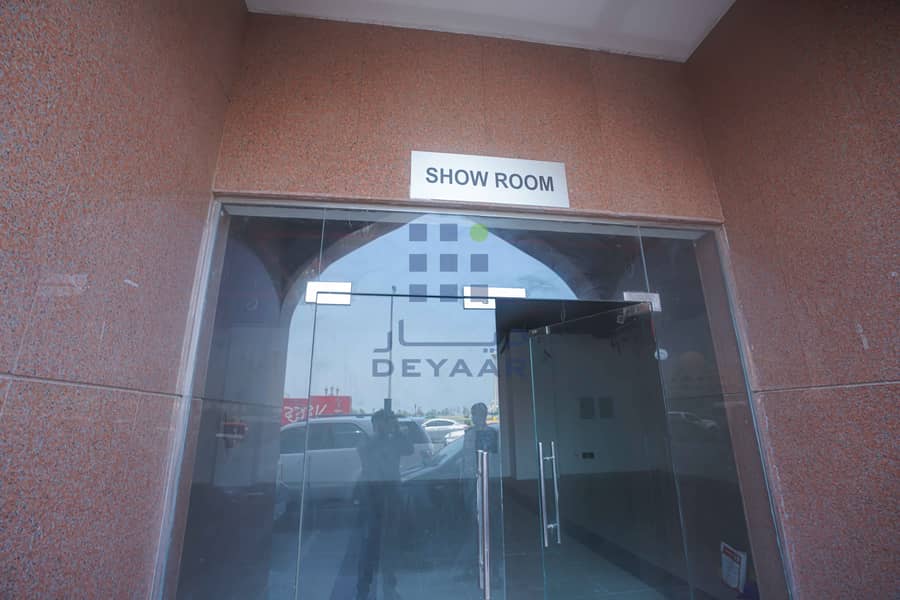 Showroom for Lease in Al NUD Area, Qasimyah for 200K