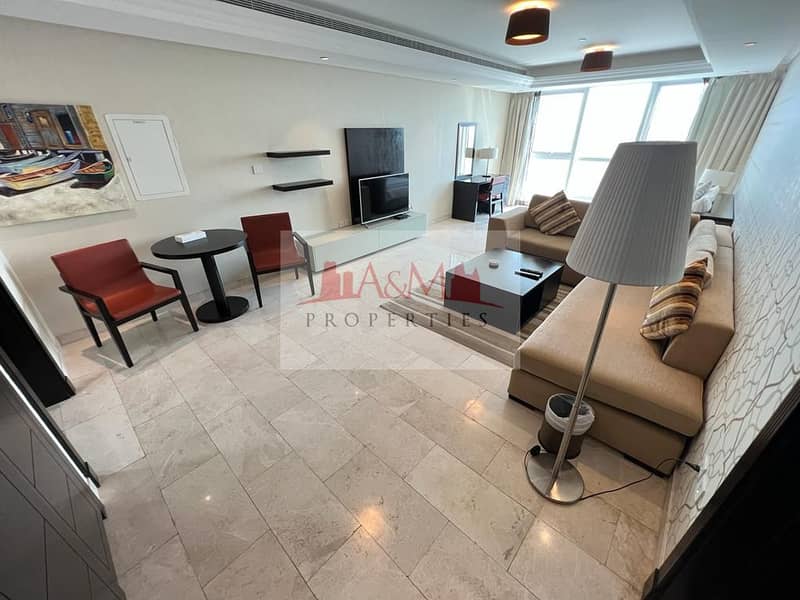 FULLY FURNISHED | High Quality Studio with all Facilities in Corniche Area for AED 75,000 Only. !