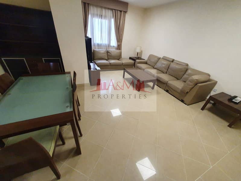 FULLY FURNISHED | Two Bedroom Apartment Including All Bills in Al Salam Street for AED 8,000 Monthly. !