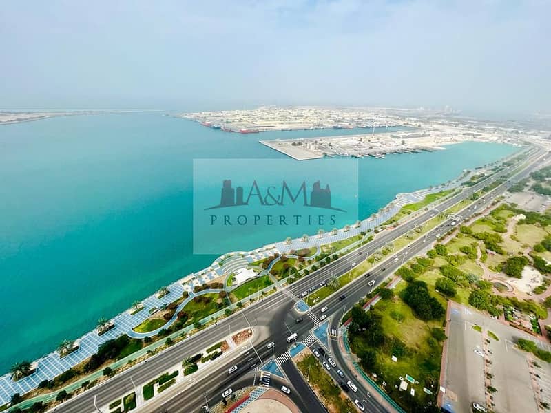 FULL SEA VIEW  | Two Bedroom Apartment with Maids Room & all Facilities in Al Reef Tower for AED 96,250 Only. !