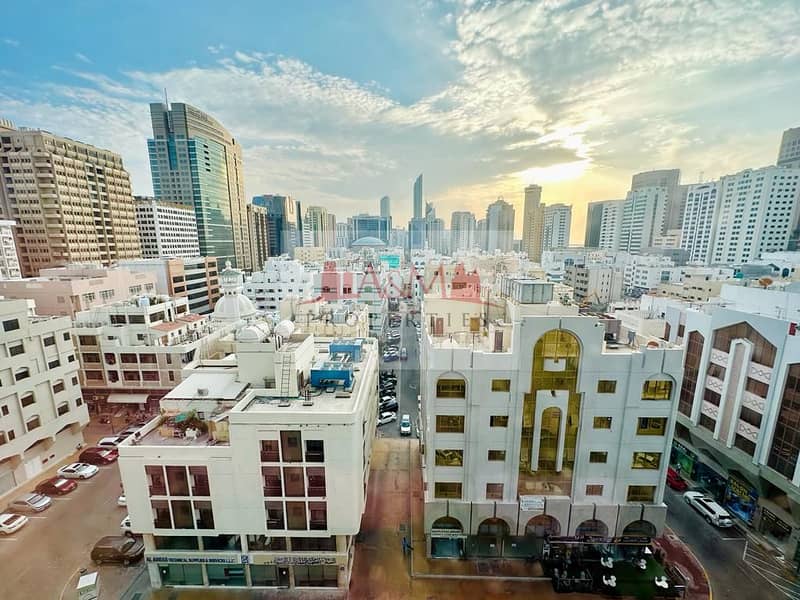 Hot Deal | Super Spacious Two Bedroom with Maids room & Basement Parking in Al Salam Street for AED 65,000 Only. !