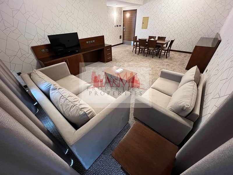 FULLY FURNISHED | Two Bedroom Apartment with all Facilities in Danet Abu Dhabi for AED  10,000 Monthly. . !!