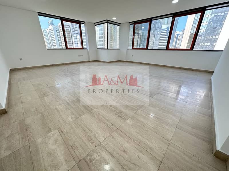 Duplex Apartment | Four Bedroom Apartment with Maids room &  Balcony in Hamdan Street  for AED 95,000 Only. !