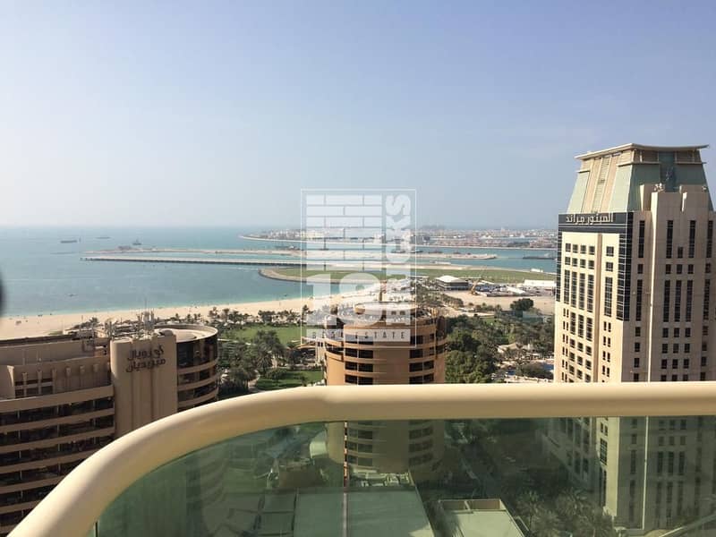 Sea &  Dubai Eye View | High Floor | Super Spacious