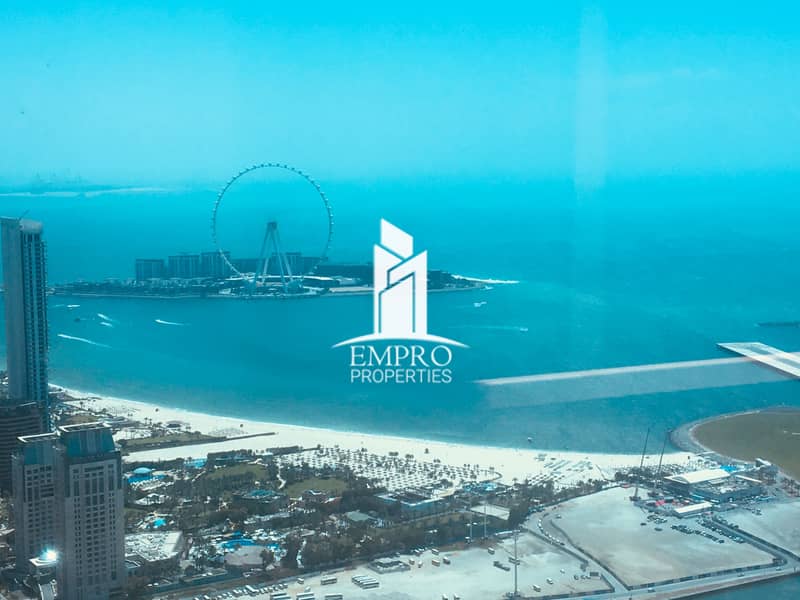 位于迪拜码头，海洋塔楼 4 卧室的公寓 330000 AED - 7544549