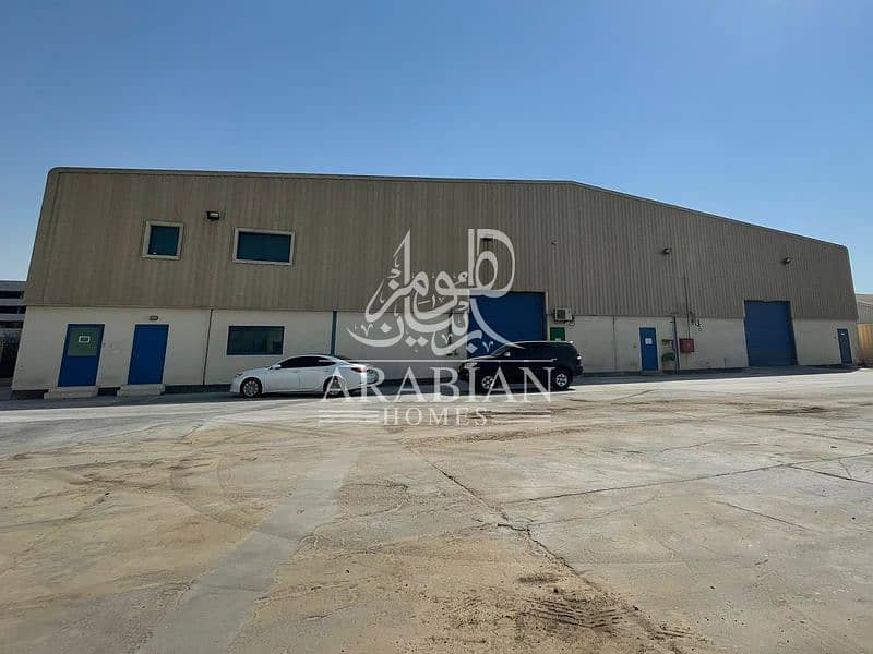 3850sq. m Warehouse for Rent in Mussafah Industrial Area