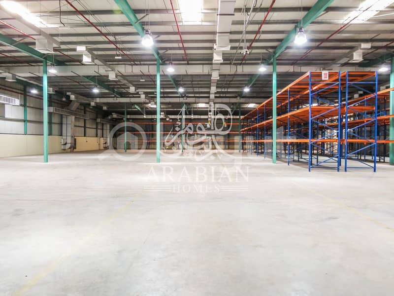 A/C Fitted Warehouse for Rent in Mussafah Industrial Area - Abu Dhabi