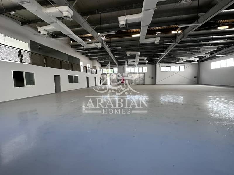 Fitted A/C Warehouse with Offices & Open Workshop  for Rent in Mussafah Industrial Area - Abu Dhabi