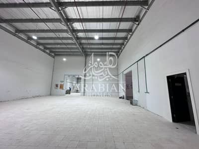 Warehouse for Rent in Mussafah, Abu Dhabi - 673sq. m Warehouse with Office for Rent Industrial City of Abu Dhabi