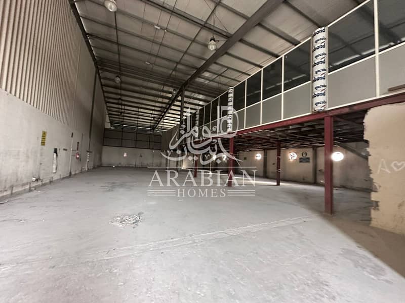 3,000sq. m Warehouse with Mezzanine for Rent in Mafraq Industrial Area - Abu Dhabi